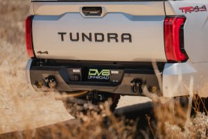 Toyota Tundra Rear Bumper - DV8 Offroad - Spec Series, Mid-Width, Steel - Black - `22-`26